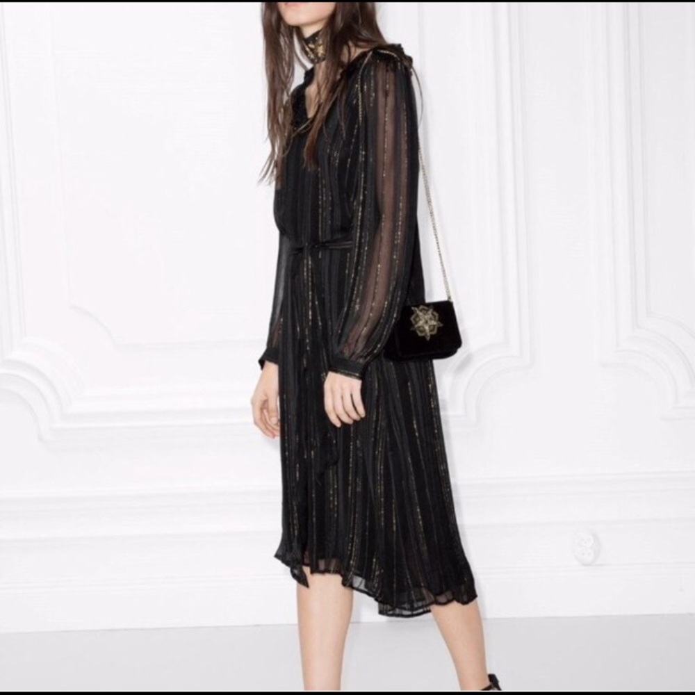 And other stories metallic dress
